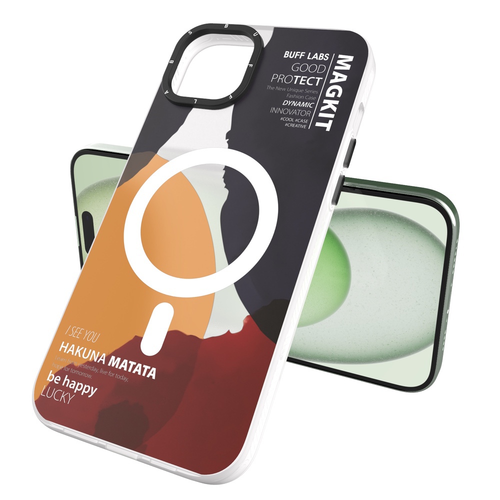 Buff iPhone 15 Plus MagKit Kılıf Hakuna 8684387700245