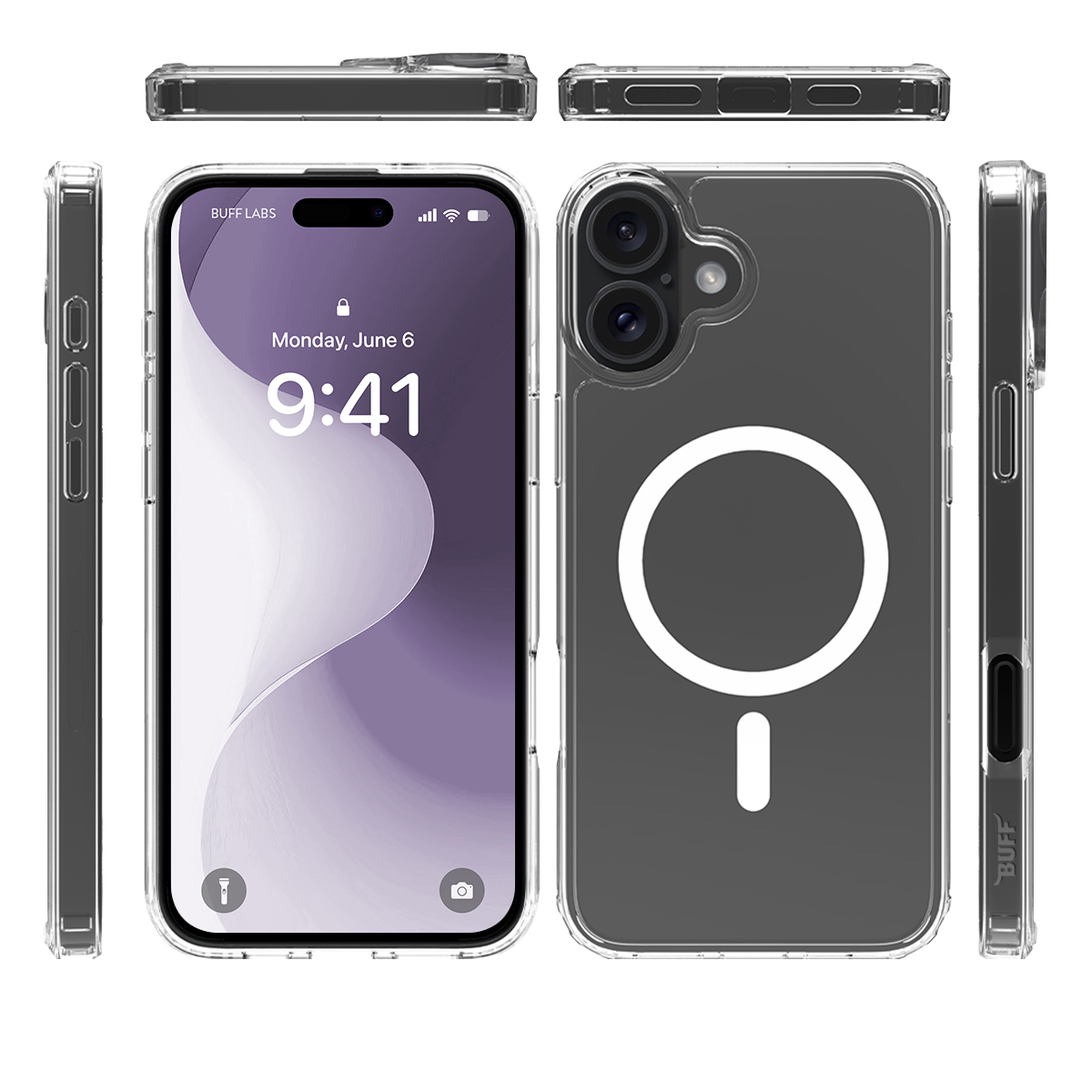 Buff iPhone 16 Plus Magsafe Air Hybrid Şeffaf  8684387701693