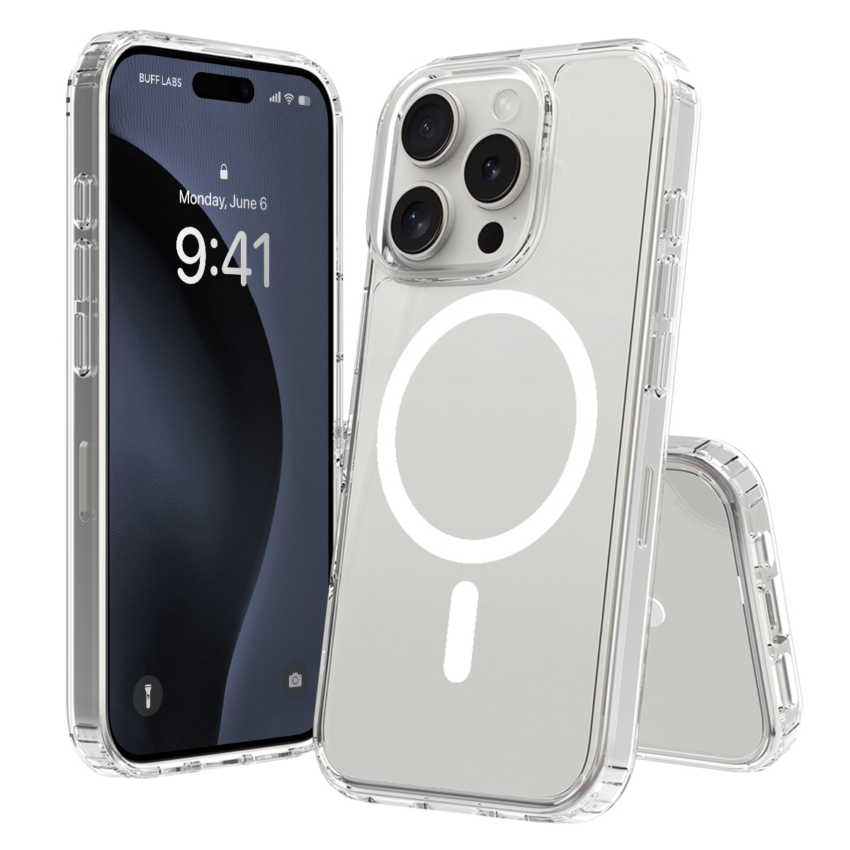 Buff iPhone 16 Pro Magsafe Air Hybrid Şeffaf Kılıf 8684387701709