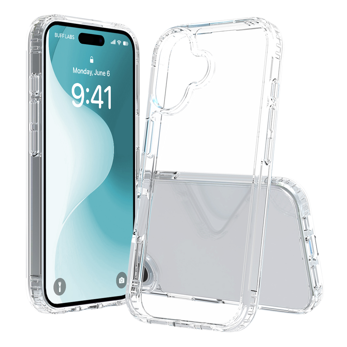 Buff iPhone 16 Air Hybrid Şeffaf Kılıf  8684387701723