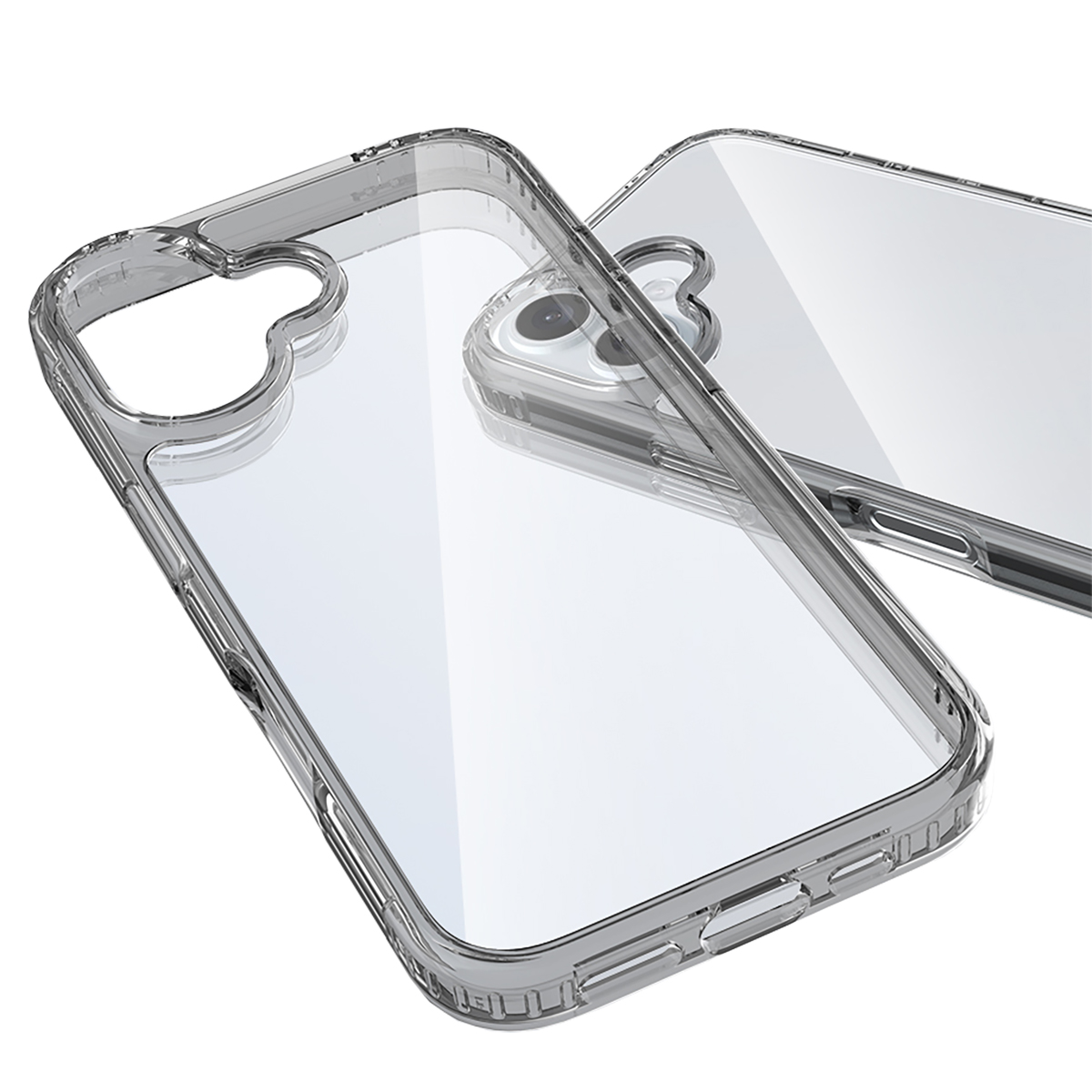 Buff iPhone 16 Air Hybrid Şeffaf Kılıf Siyah 8684387701730