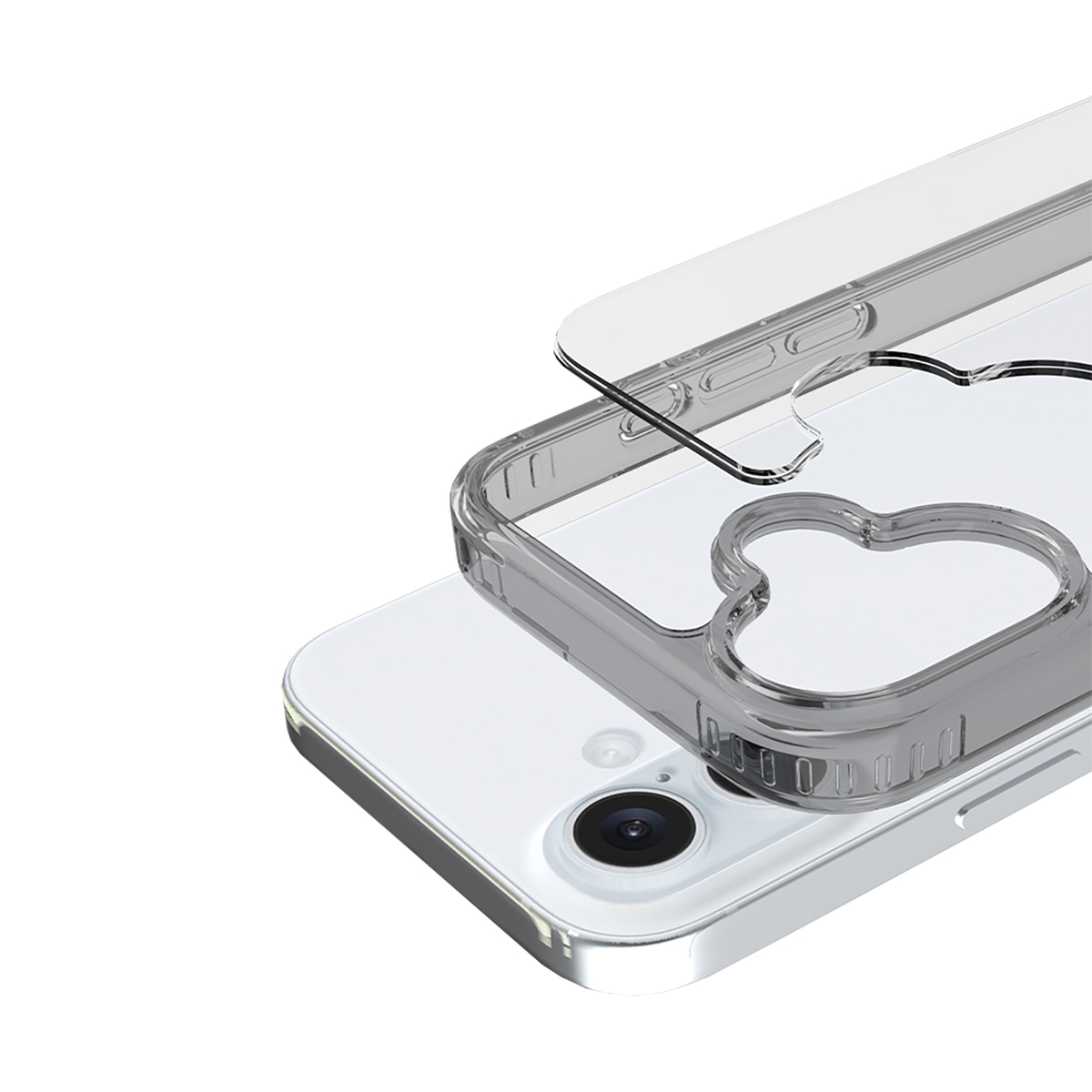 Buff iPhone 16 Air Hybrid Şeffaf Kılıf Siyah 8684387701730