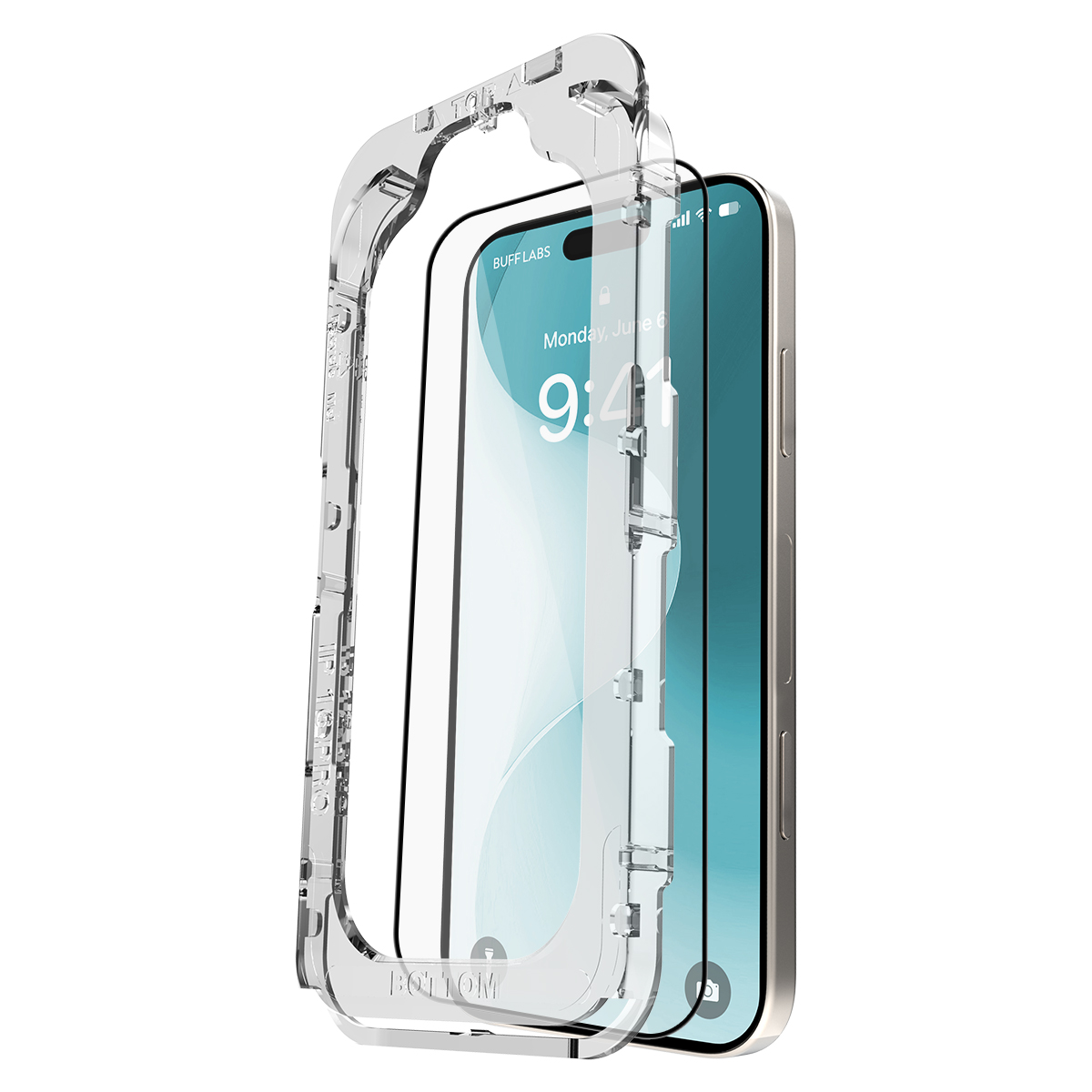 Buff iPhone 16 5D Glass EasyFit Ekran Koruyucu 8684387701808