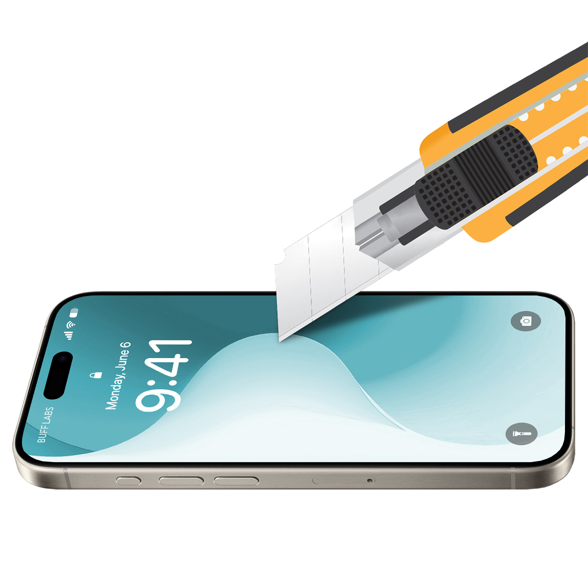 Buff iPhone 16 5D Glass EasyFit Ekran Koruyucu 8684387701808