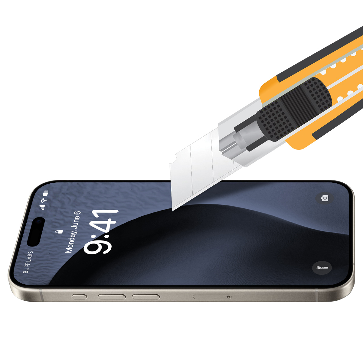 Buff iPhone 16 Pro 5D Glass EasyFit Ekran Koruyucu 8684387701822