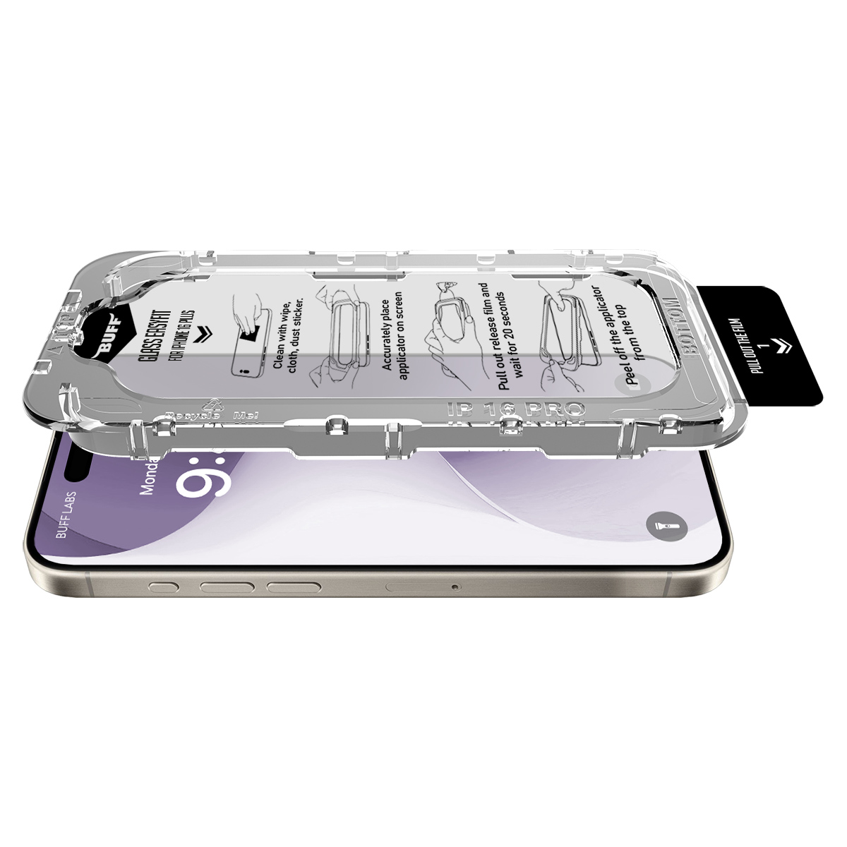 Buff iPhone 16 Plus Glass EasyFit Ekran Koruyucu 8684387701884