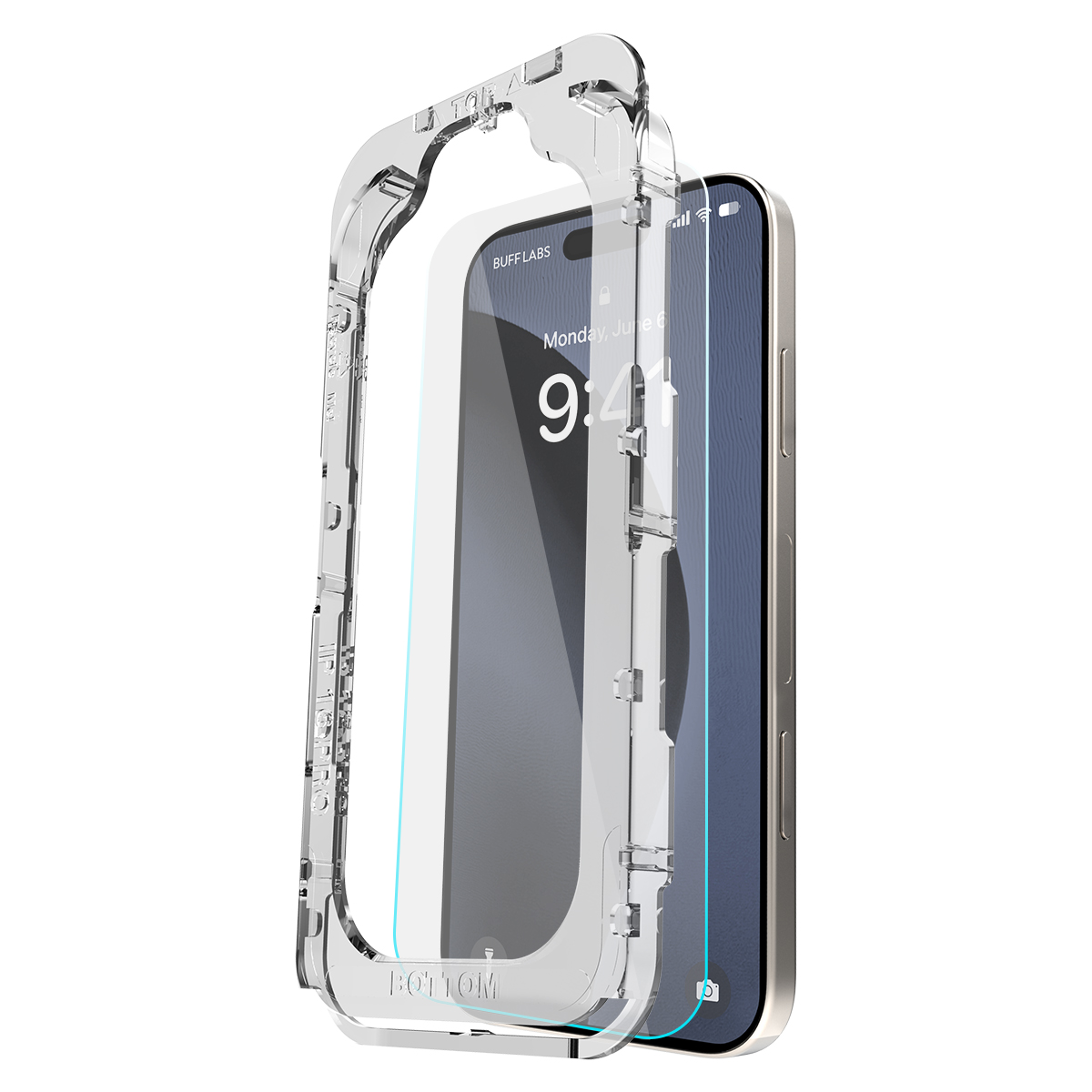 Buff iPhone 16 Pro Glass EasyFit Ekran Koruyucu 8684387701891