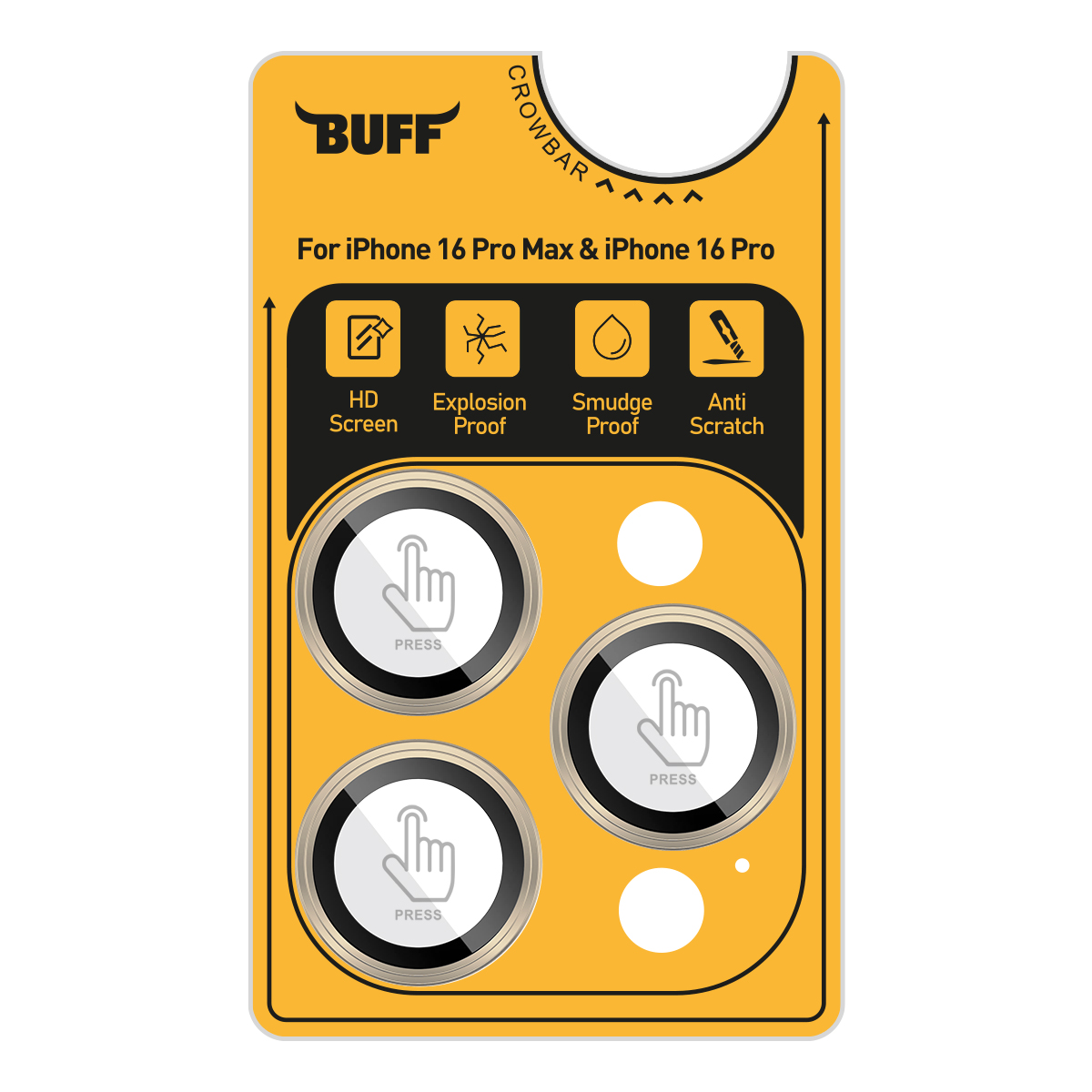 Buff iPhone 16 Pro/Max Titanyum Lens Gri 8684387701938