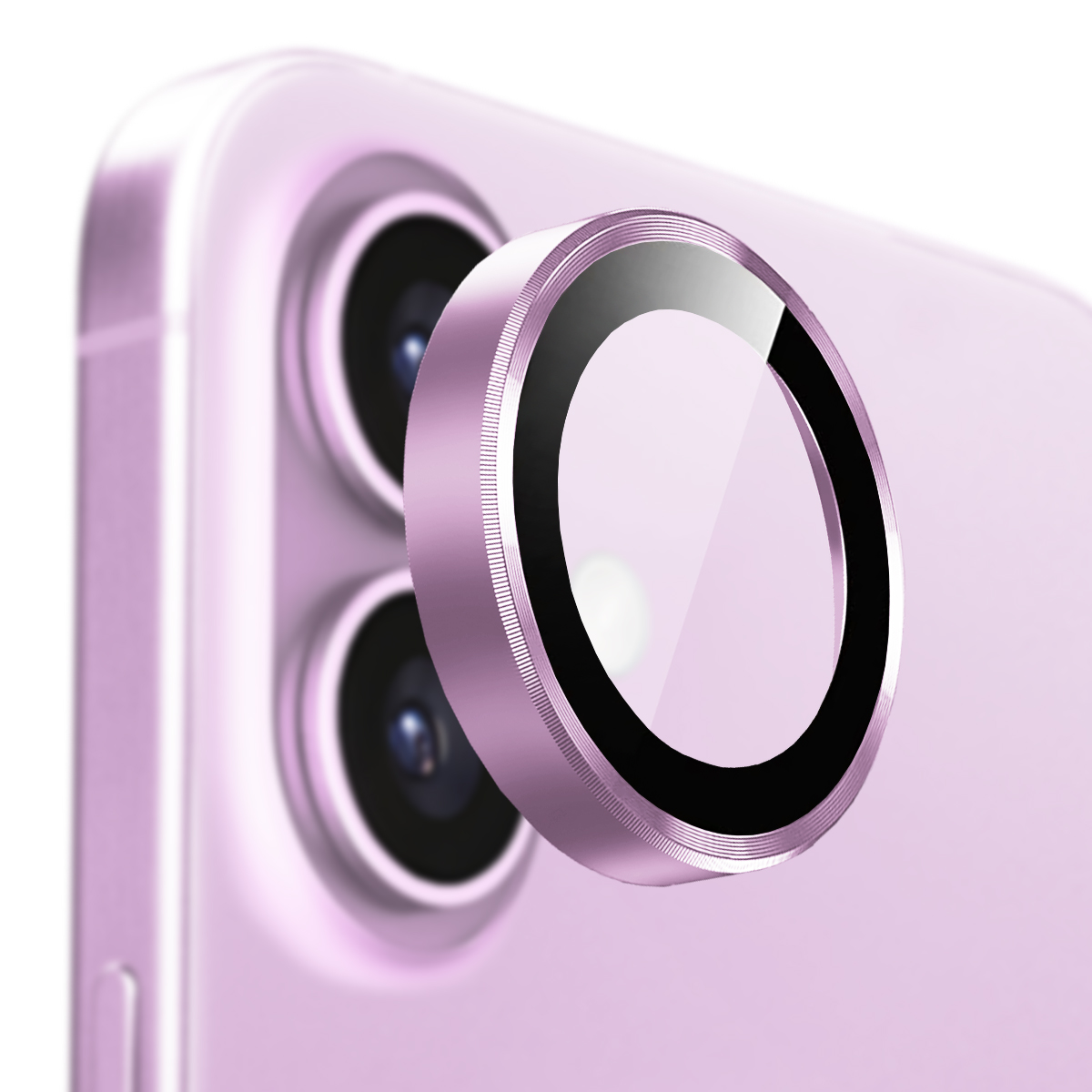 Buff iPhone 16/Plus Metal Kamera Lens - Pembe 8684387701983