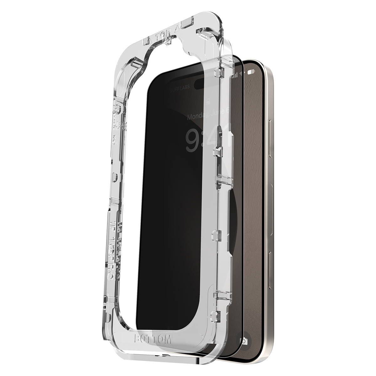 Buff iPhone 16 Pro Max Privacy EasyFit Ekran Koruyucu 8684387702119