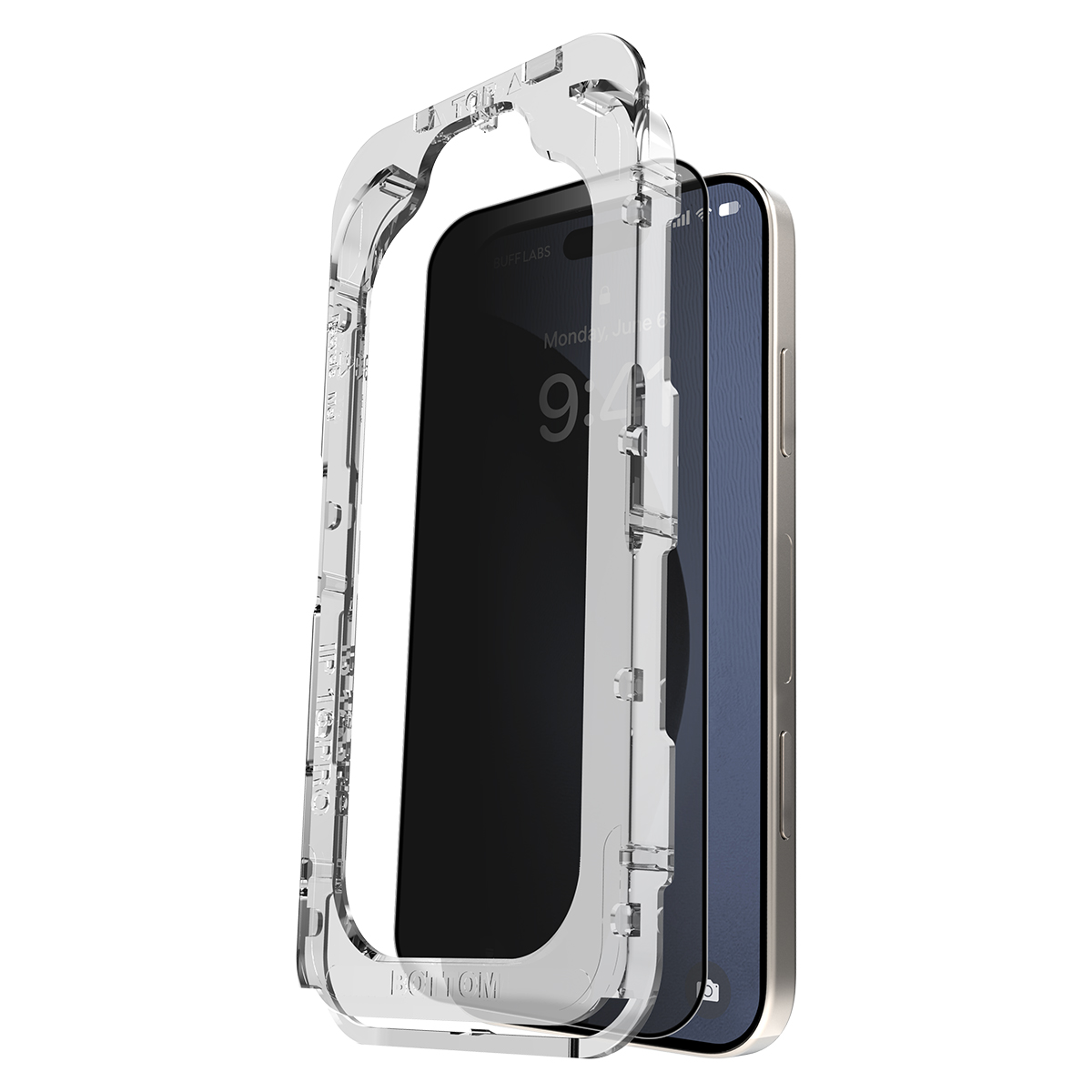 Buff iPhone 16 Pro Privacy EasyFit Ekran Koruyucu 8684387702126