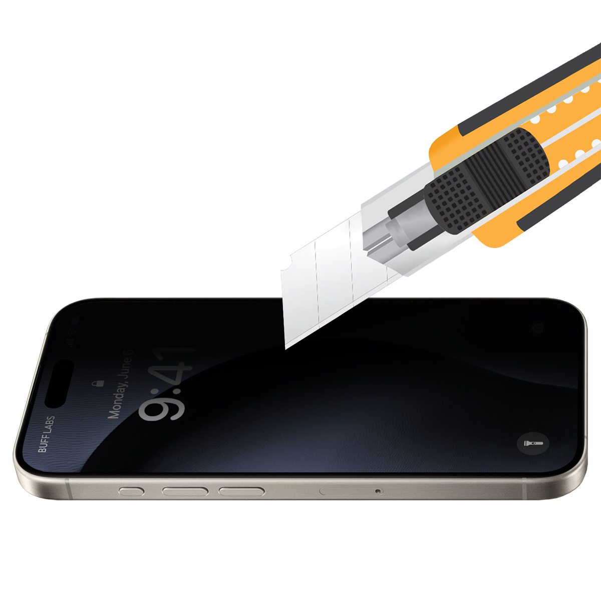 Buff iPhone 16 Pro Privacy EasyFit Ekran Koruyucu 8684387702126