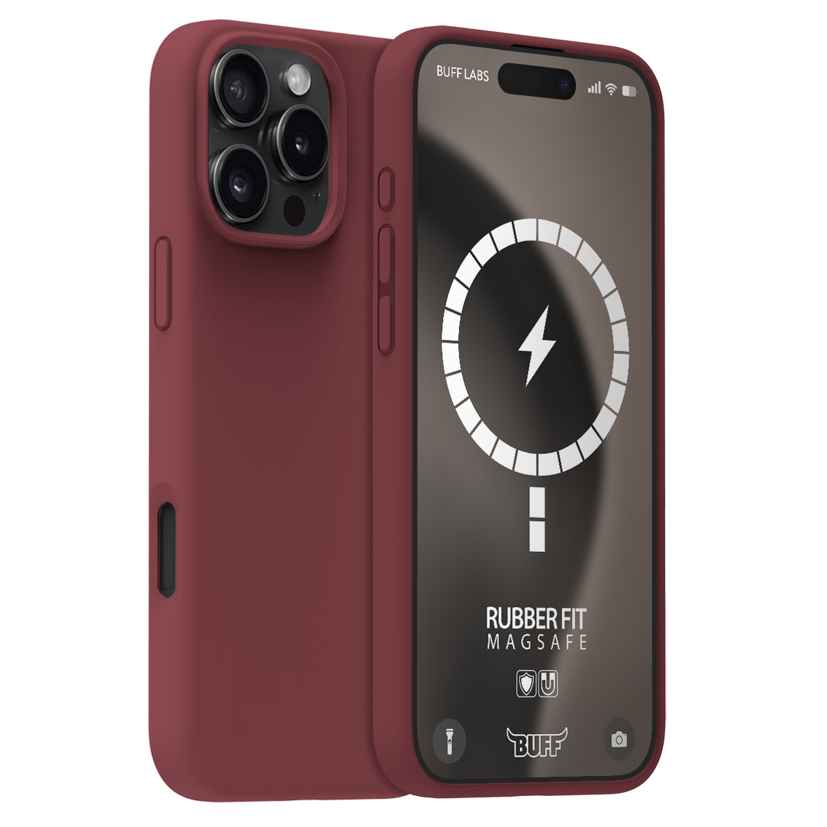 Buff iPhone 16 Pro Max Magsafe Rubber Fit - Plum 8684387702218