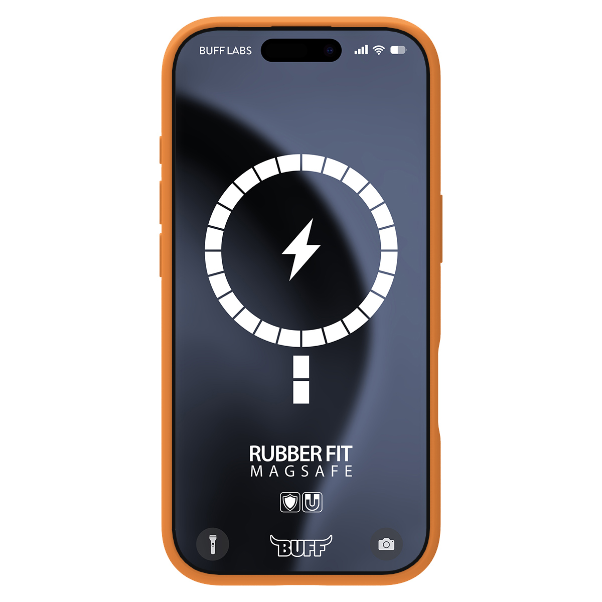 Buff iPhone 16 Pro Magsafe Rubber Fit Kılıf Turunc 8684387702331