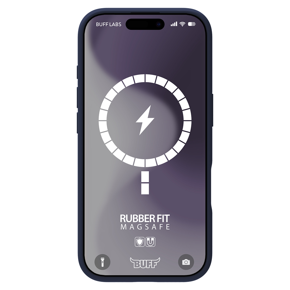 Buff iPhone 16 Plus Magsafe Rubber Kılıf-Mavi 8684387702423