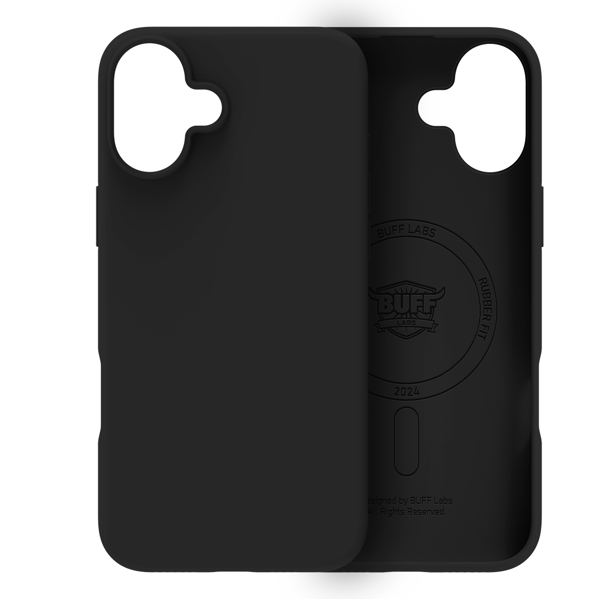 Buff iPhone 16 Plus Magsafe Rubber Kılıf-Siyah  8684387702447