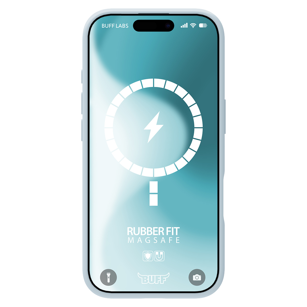 Buff iPhone 16 Magsafe Rubber Fit  Kılıf-Mavi 8684387702461