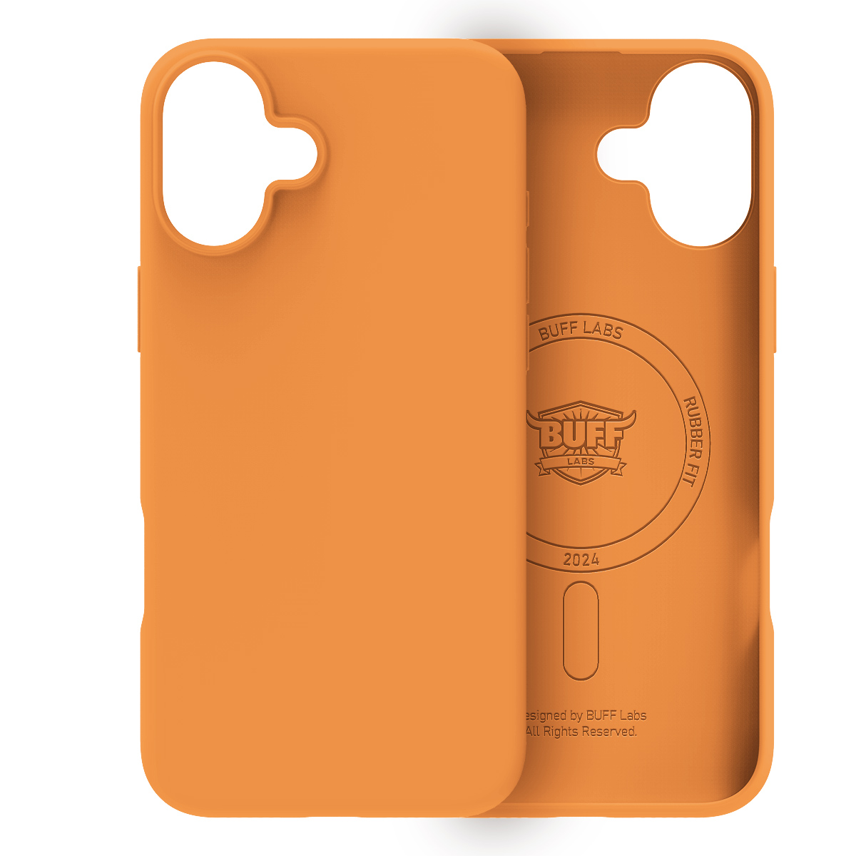 Buff iPhone 16 Magsafe Rubber Fit  Kılıf-Turuncu 8684387702492