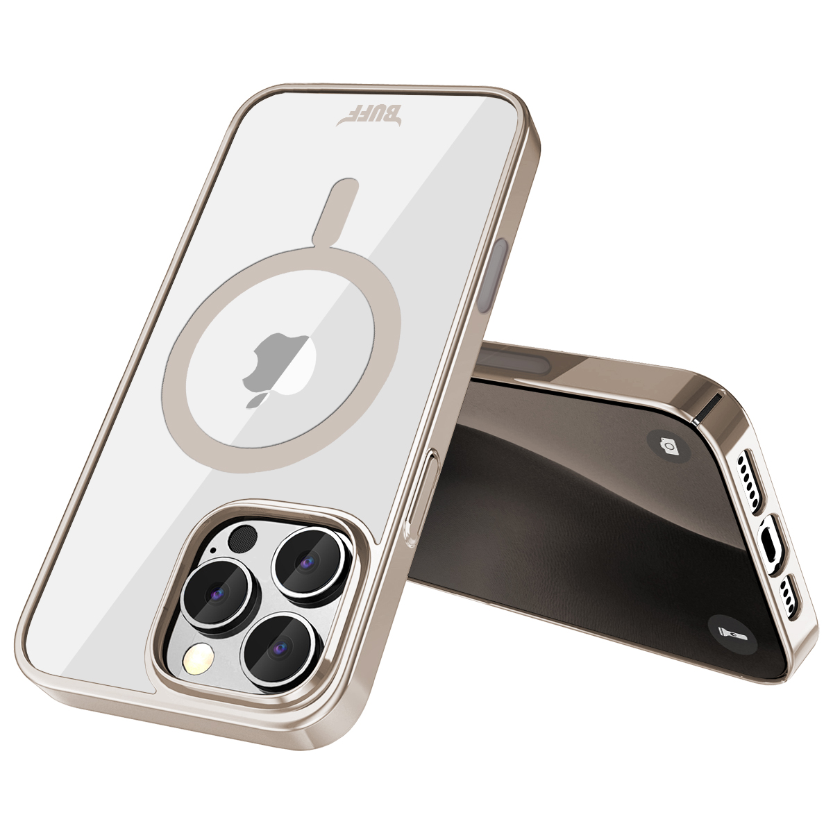 Buff iPhone 16 Pro Max Magsafe Slim Kılıf Titanyum 8684387702553