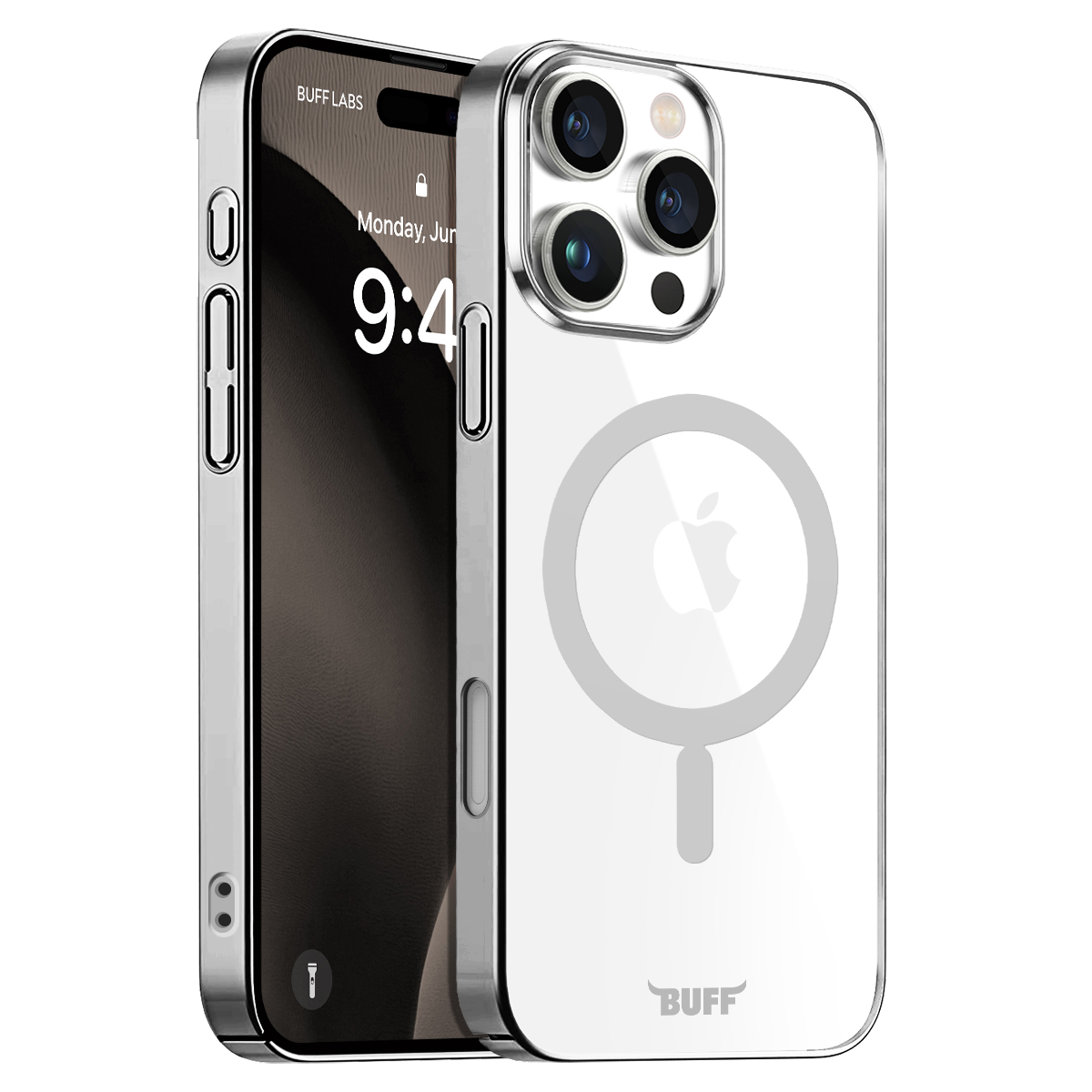 Buff iPhone 16 Pro Max Magsafe Slim Kılıf Silver 8684387702577