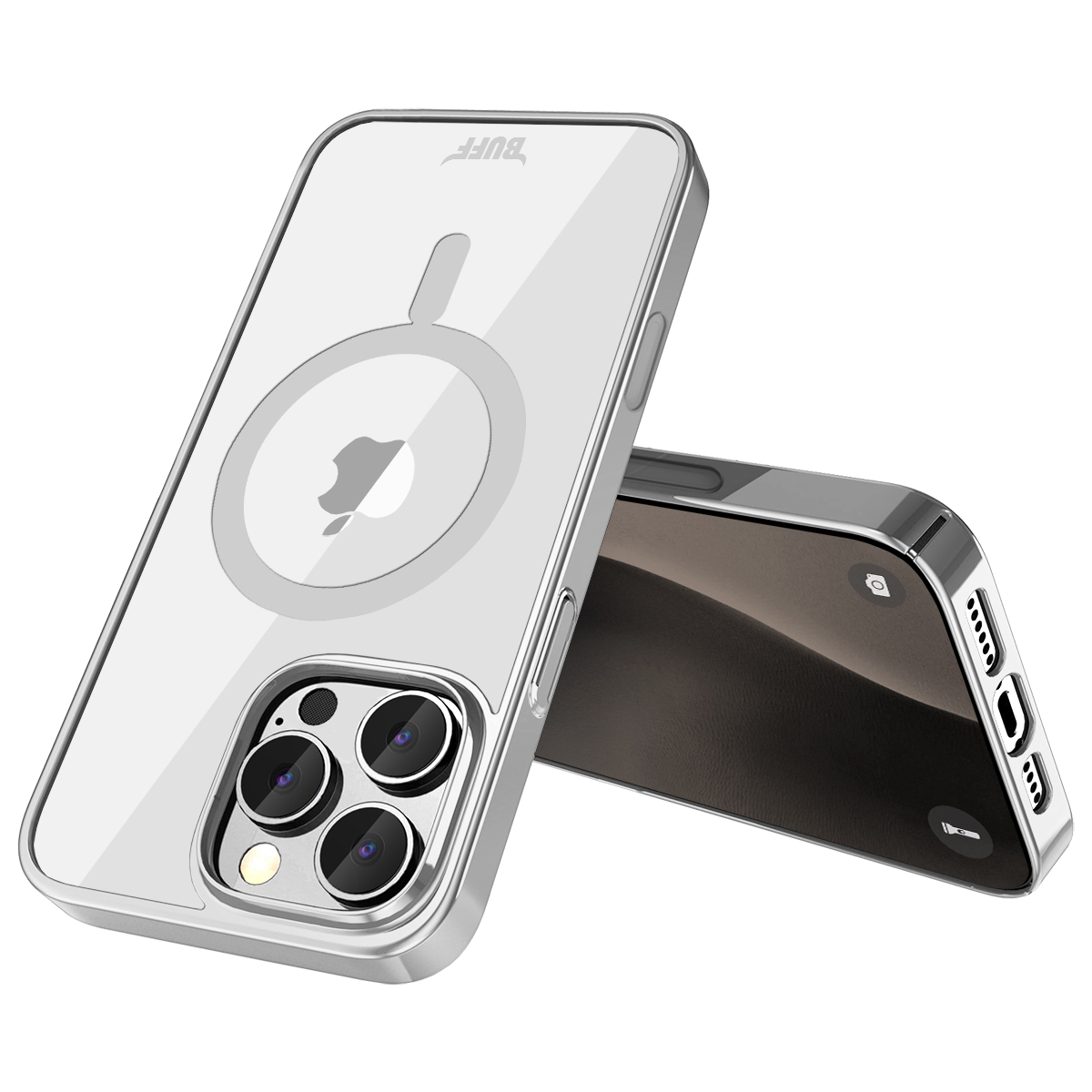 Buff iPhone 16 Pro Max Magsafe Slim Kılıf Silver 8684387702577