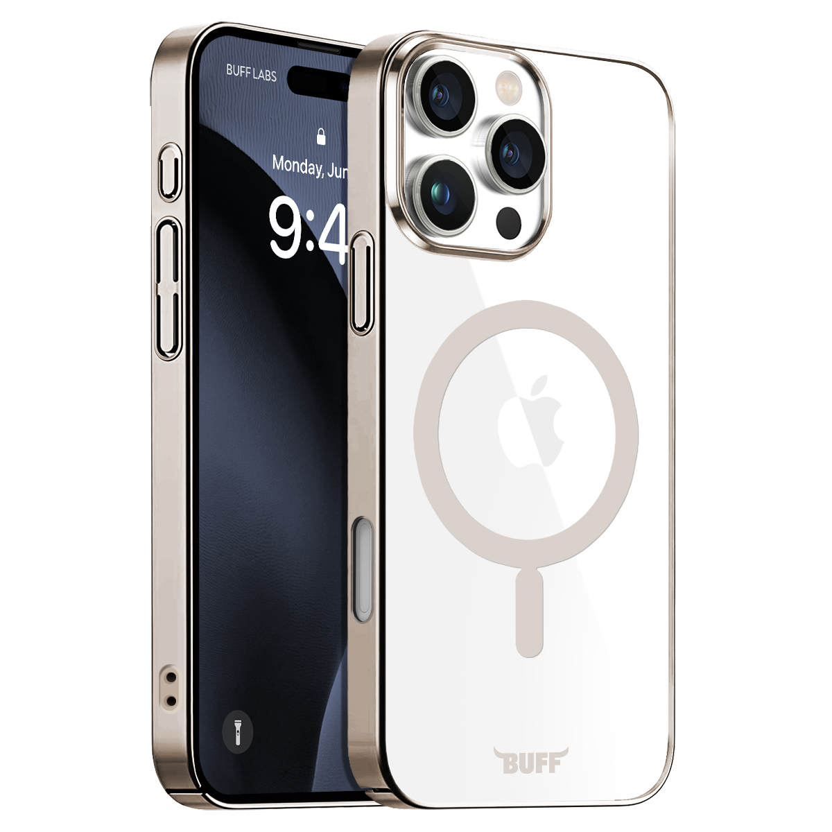 Buff iPhone 16 Pro Magsafe Slim Fit Kılıf Titanyum 8684387702591