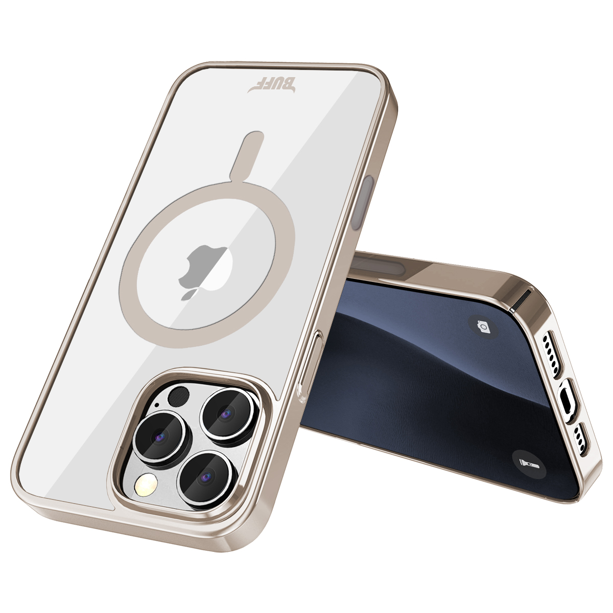 Buff iPhone 16 Pro Magsafe Slim Fit Kılıf Titanyum 8684387702591