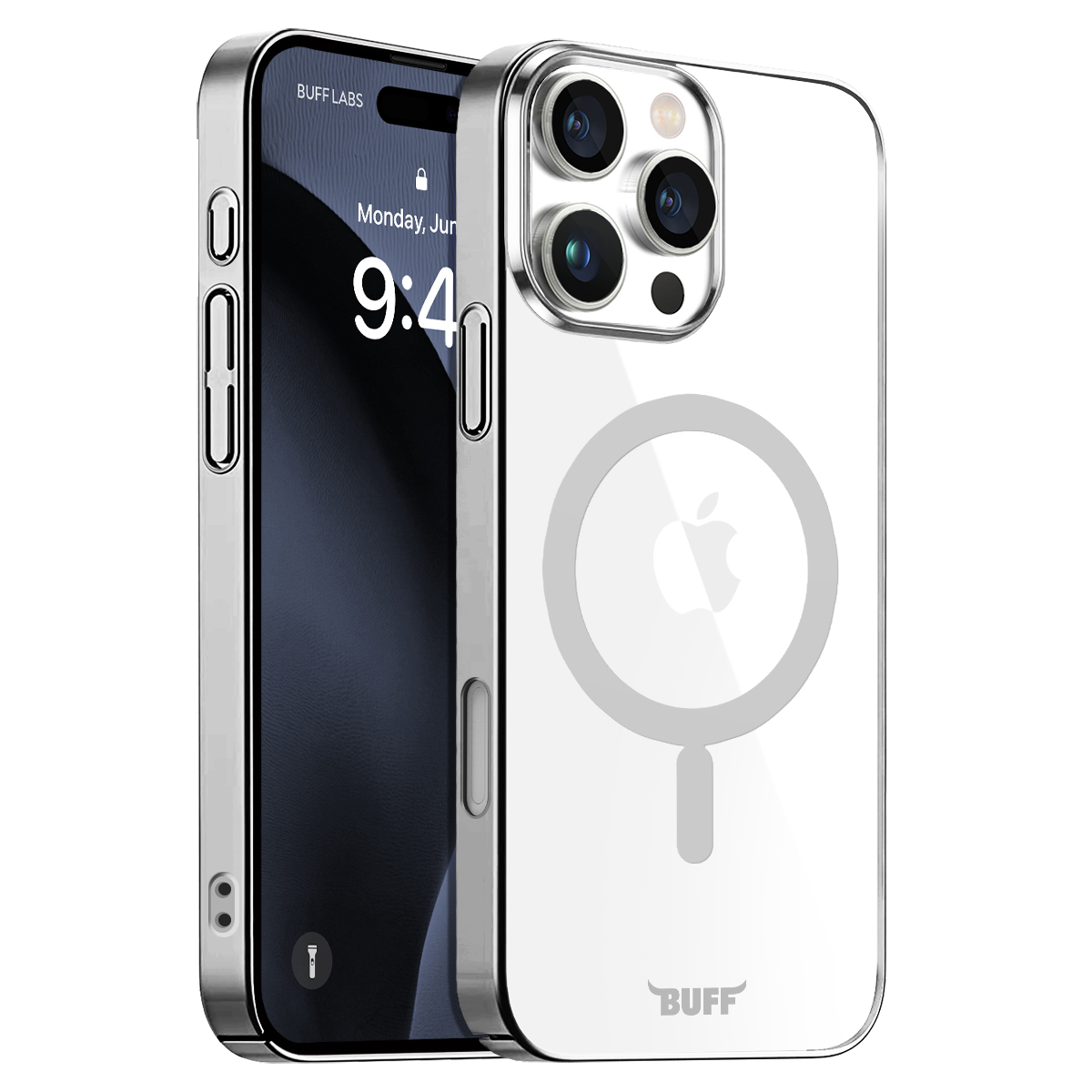 Buff iPhone 16 Pro Magsafe Slim Fit Kılıf Silver 8684387702614