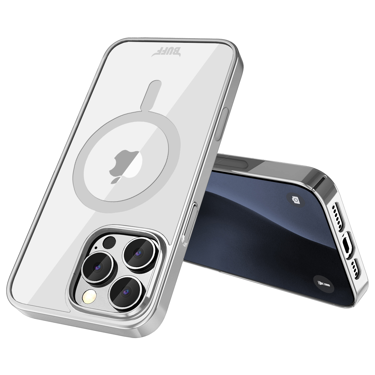 Buff iPhone 16 Pro Magsafe Slim Fit Kılıf Silver 8684387702614