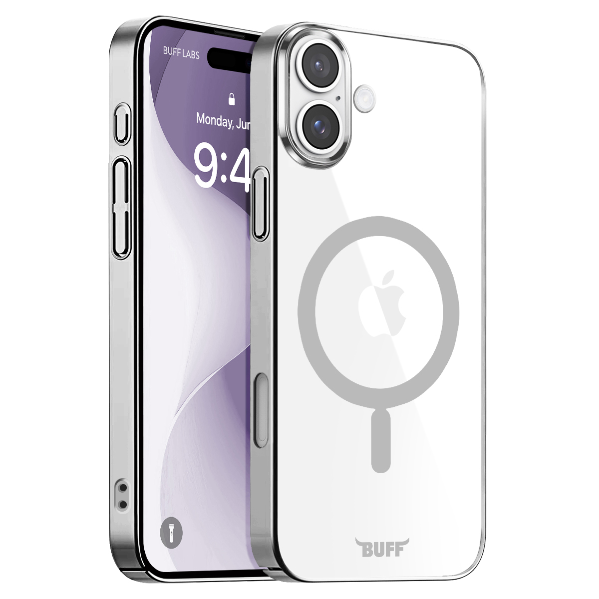Buff iPhone 16 Plus Magsafe Slim Fit Kılıf Silver 8684387702652