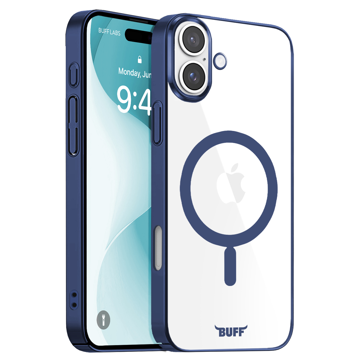 Buff iPhone 16 Magsafe Slim Fit Kılıf Mavi 8684387702683