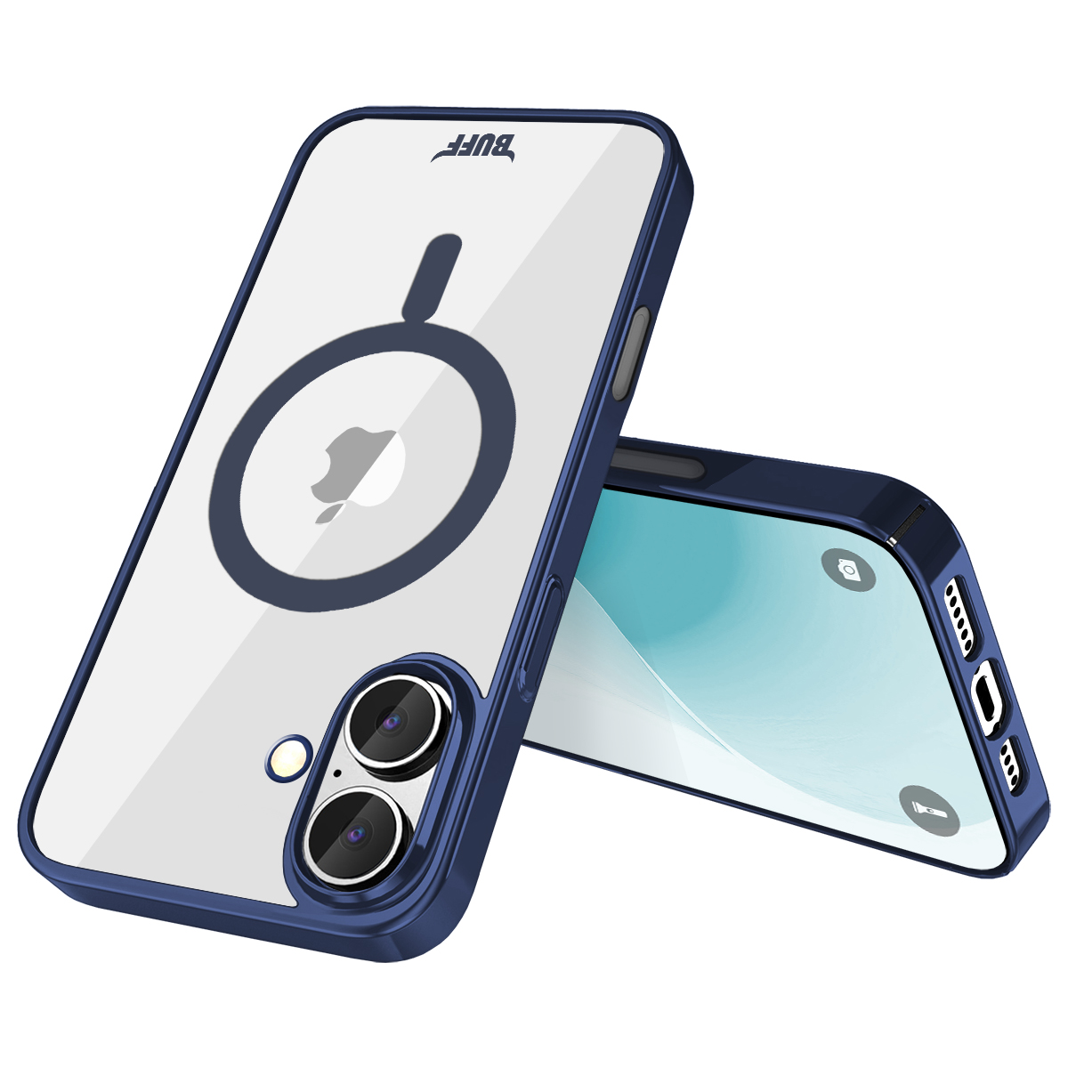 Buff iPhone 16 Magsafe Slim Fit Kılıf Mavi 8684387702683