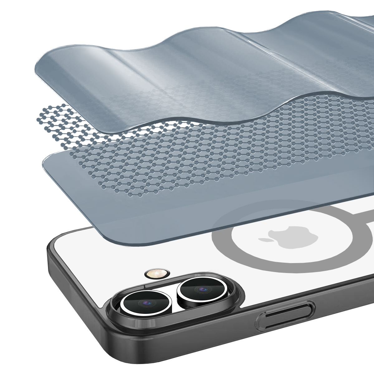 Buff iPhone 16 Magsafe Slim Fit Kılıf Siyah 8684387702706