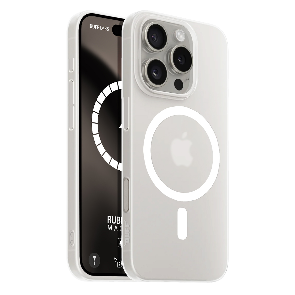 Buff iPhone 16 Pro Max Magsafe Slimfy Kılıf Beyaz 8684387702713