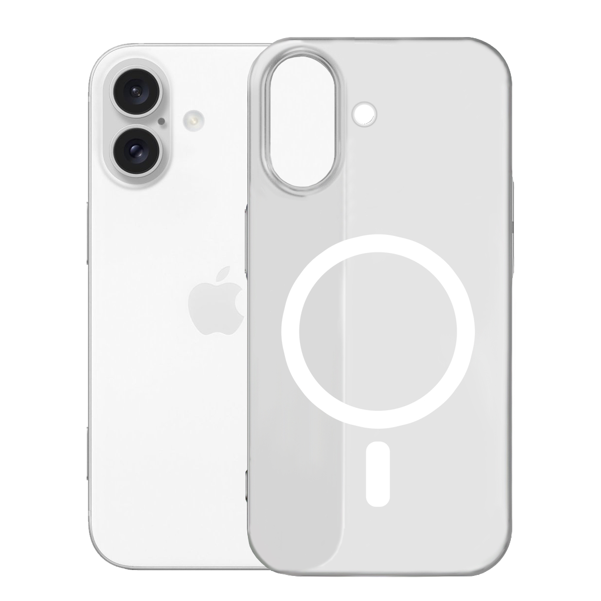 Buff iPhone 16 Plus Magsafe Slimfy Kılıf Beyaz 8684387702751