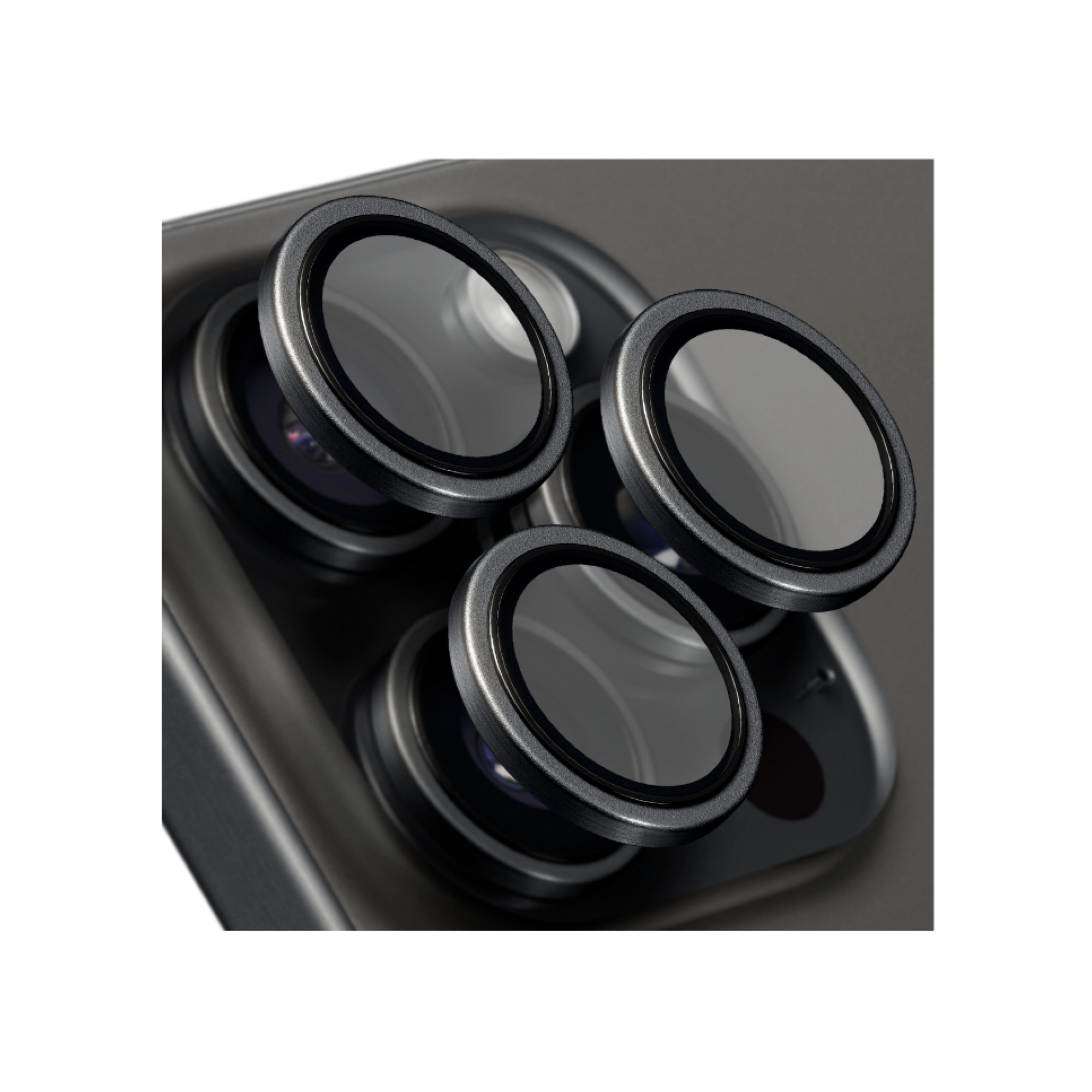 Buff iPhone 16 Pro/Max Titanyum Lens - Siyah 8684387702874