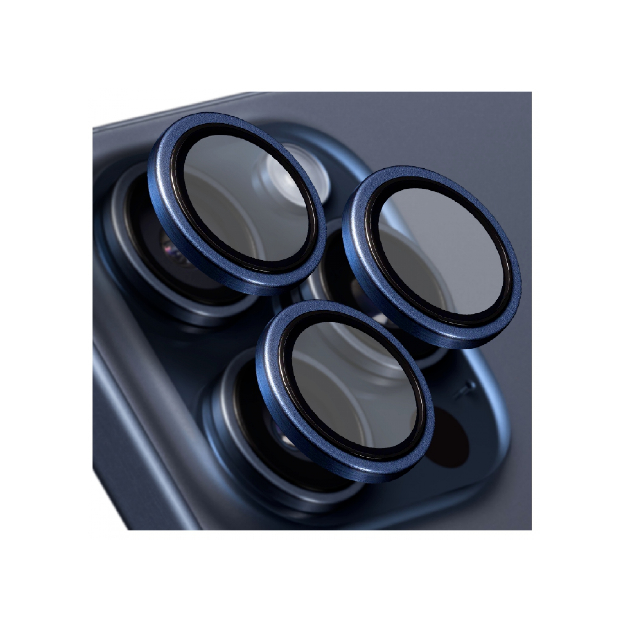 Buff iPhone 16 Pro/Max Titanyum Lens - Mavi 8684387702904