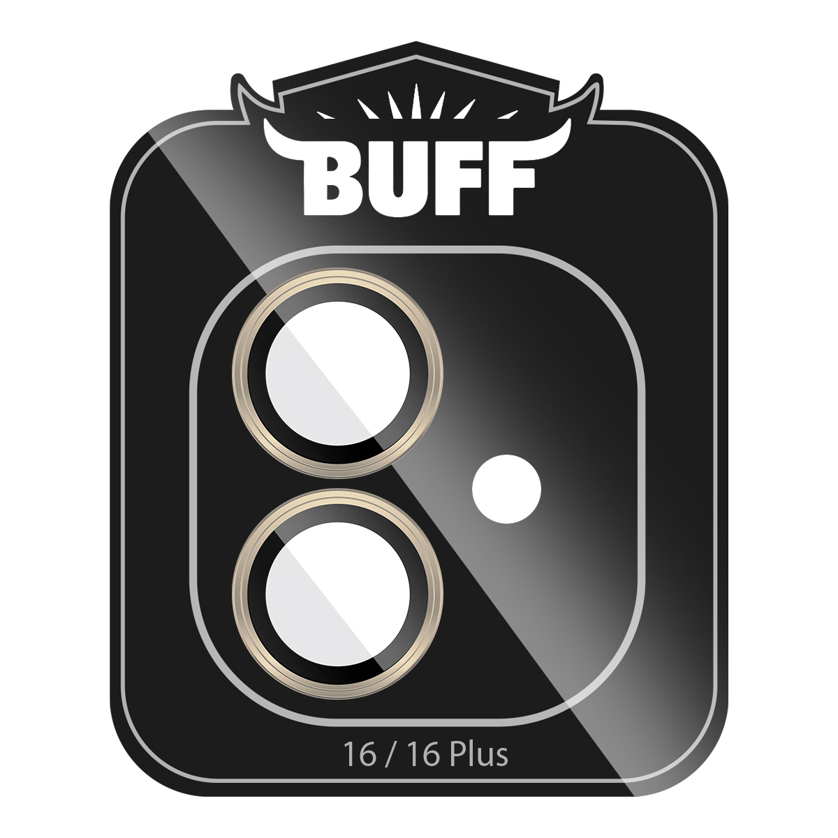 Buff iPhone 16/Plus Metal Lens Koruyucu-Gri 8684387702935