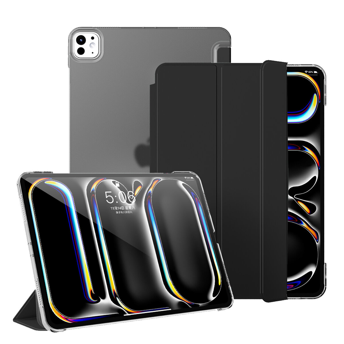 BUFF iPad Pro 11 inç (M4, 2024) Slim Fit Koruyucu Kılıf – Siyah 8684387703956