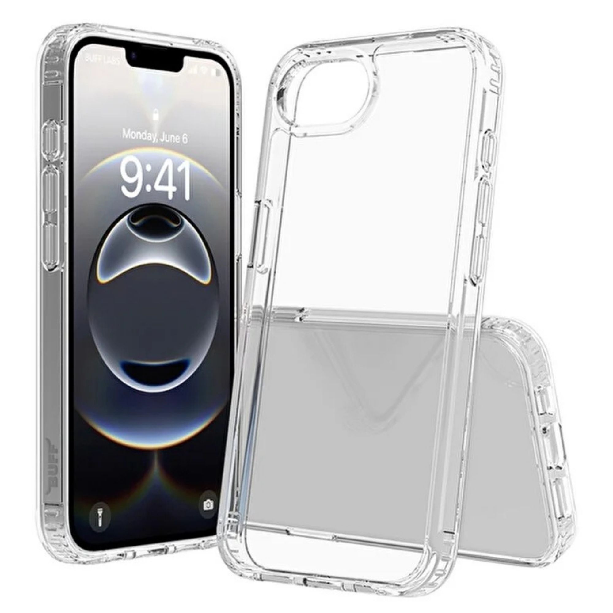 Buff iPhone 16E Air Hybrid Kılıf - Şeffaf  8684387704335