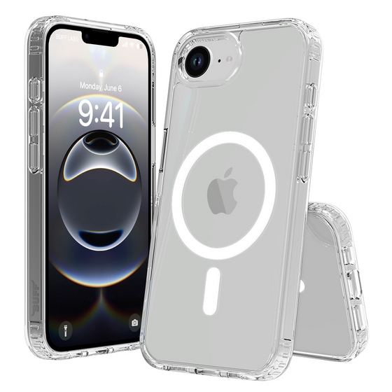 Buff iPhone 16E MagSafe Air Hybrid Kılıf - Şeffaf  8684387704342