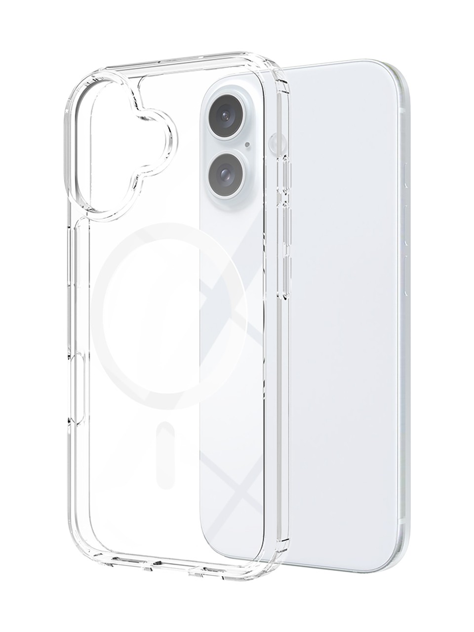 Buff iPhone 16E Magsafe Air Hybrid Şeffaf Kılıf  8684387704359