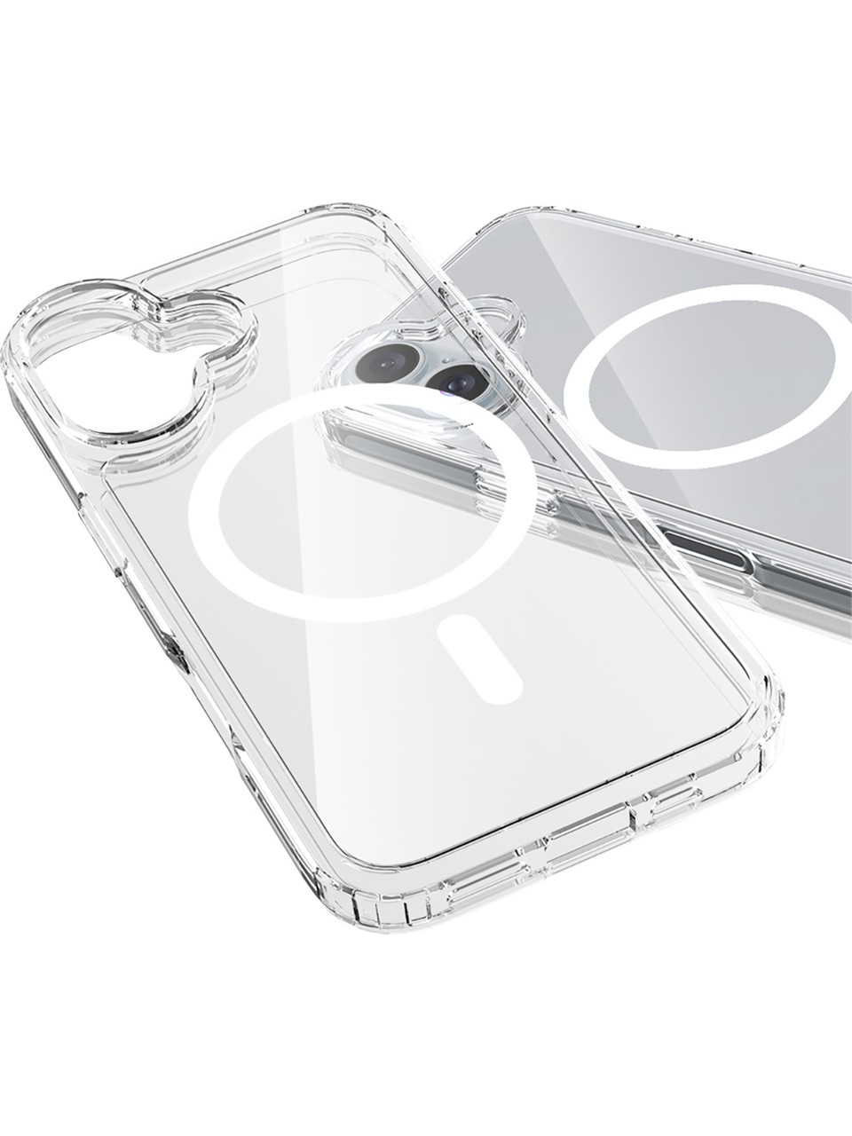 Buff iPhone 16E Magsafe Air Hybrid Şeffaf Kılıf  8684387704359