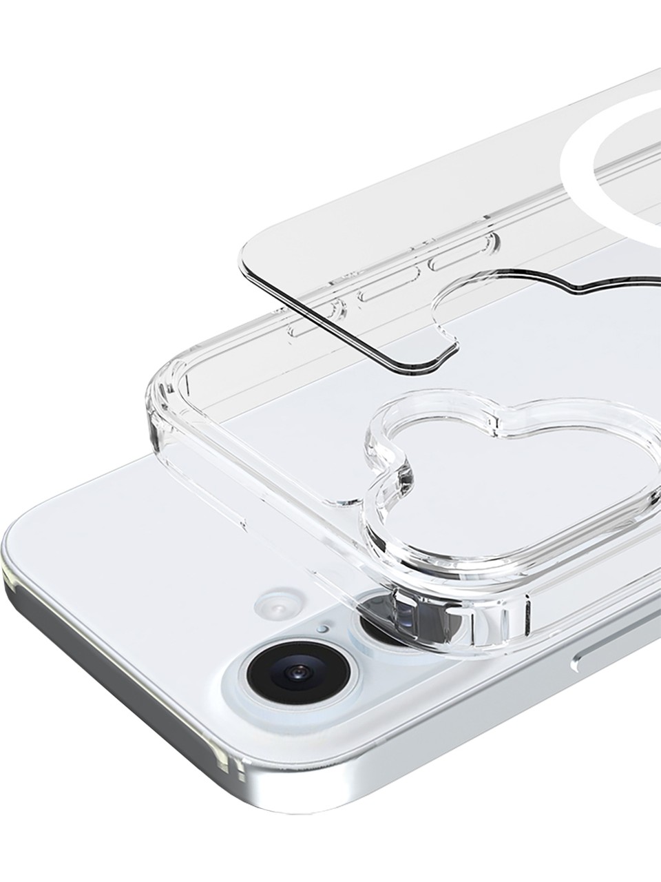 Buff iPhone 16E Magsafe Air Hybrid Şeffaf Kılıf  8684387704359