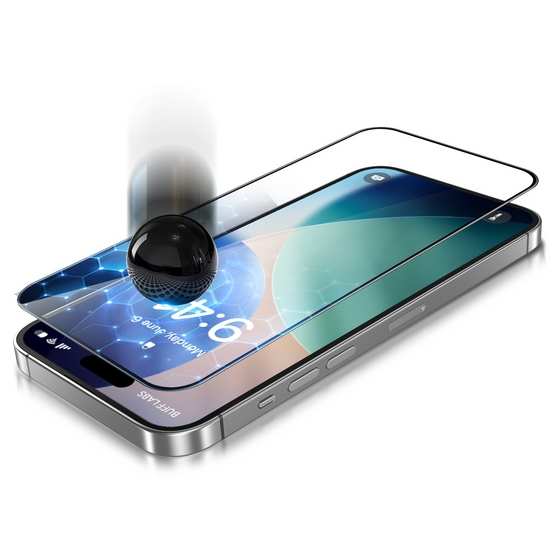 Buff iPhone 17/17 Pro/16 Pro 5D Glass EasyFit Ekran Koruyucu 8684387704601