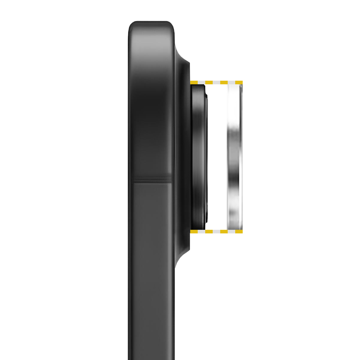 Buff iPhone 17 Air Şeffaf Kamera Lens Koruyucu 8684387704731