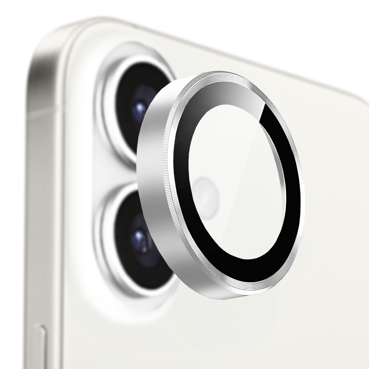 Buff iPhone 17 Metal Kamera Lens Koruyucu Silver 8684387704779