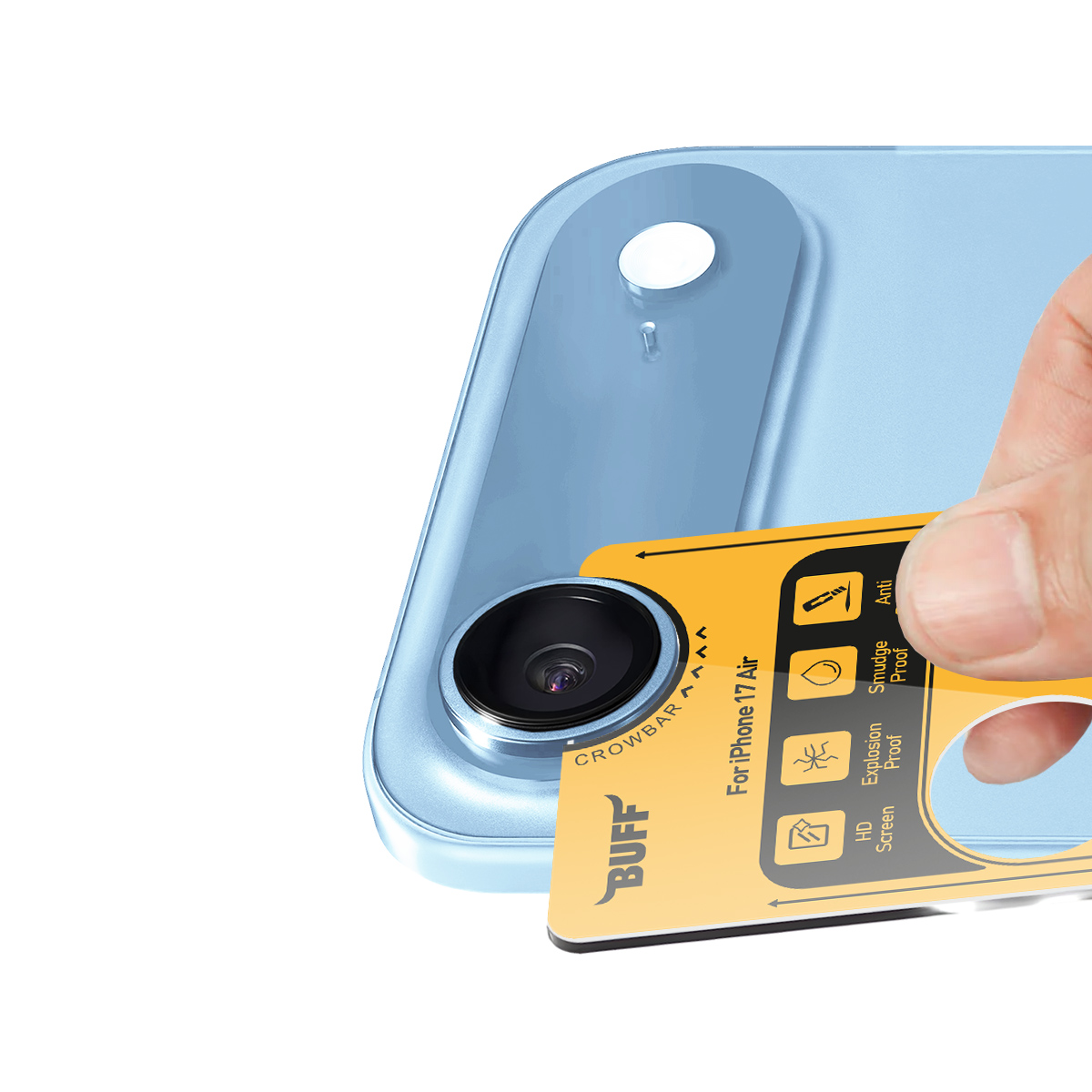 Buff iPhone 17 Air Metal Kamera Lens Koruyucu Ligh 8684387704854