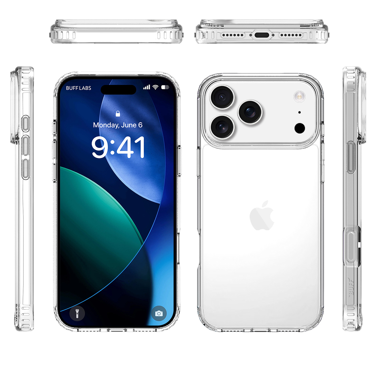 Buff iPhone 17 Pro Max Şeffaf Kılıf - Air Hybrid S 8684387704991