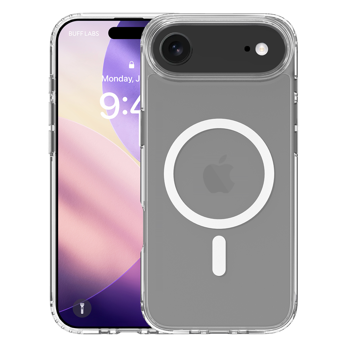 Buff iPhone 17 Air Şeffaf Kılıf - Magsafe Air Hybr 8684387705011